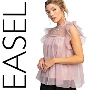 626:  EASEL NWT TOP MAUVE (R1G)
